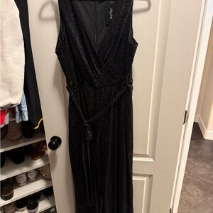 City Chic Black Sparkle Maxi Dress